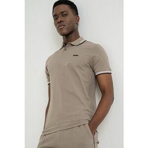 Tricou polo slim fit Paul - Kaki imagine