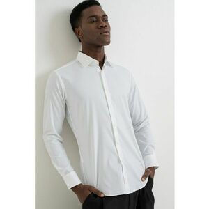 Camasa slim fit Hank - Alb optic imagine