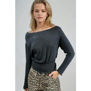 Bluza dama - Gri inchis imagine