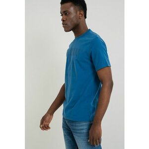 Tricou din bumbac cu imprimeu logo Austin - Albastru inchis imagine