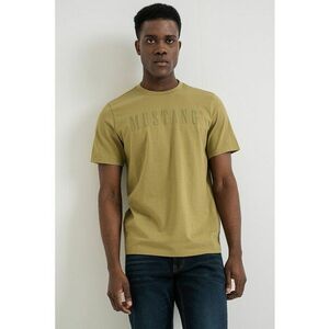 Tricou din bumbac cu imprimeu logo Austin - Verde masliniu imagine