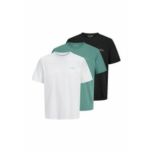 Set de tricouri din bumbac organic - 3 piese - Multicolor imagine