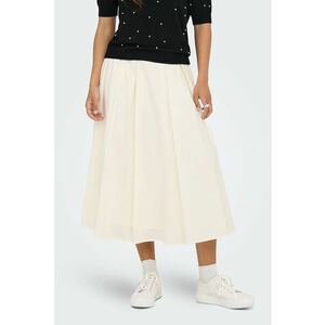 Fusta midi uni - Alb imagine