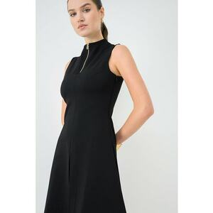 Rochie sucrta evazata - Negru imagine