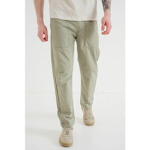 Pantaloni Chino din bumbac organic - Verde sparanghel imagine