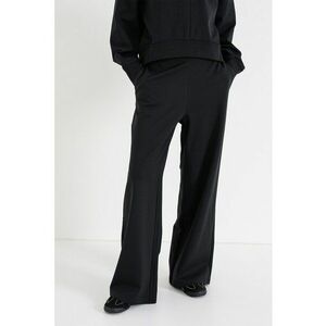 Pantaloni relexed fit de trening cu banda logo in talie - Negru imagine