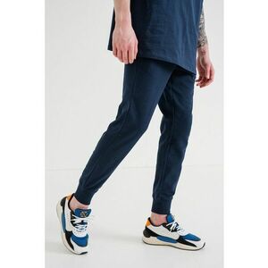 Pantaloni de trening cu logo - Alb/Bleumarin imagine