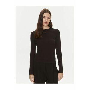 Bluza dama - negru - material elastic - imagine