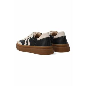 Tenisi flatform din piele imagine