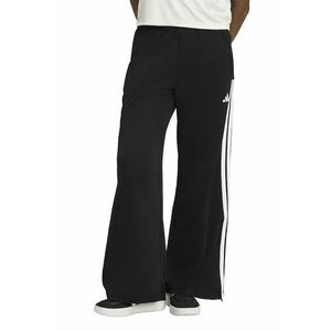Pantaloni de trening cu croiala ampla si logo Her - Alb/Negru imagine