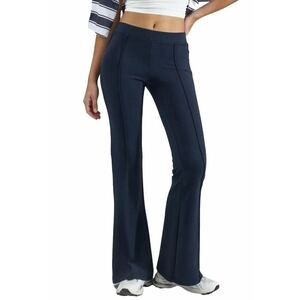Pantaloni dama - Albastru marin - Textil - imagine