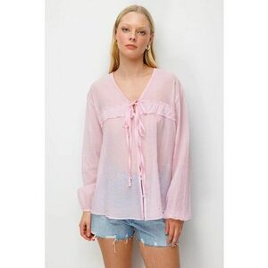 Bluza dama - roz pudrat - textil imagine