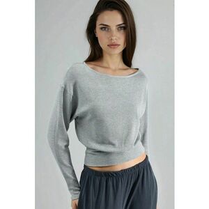 Bluza dama - elastica - gri - jerseu imagine