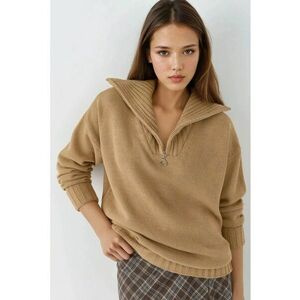 Pulover dama - Tricot - Maro camel - One Size imagine